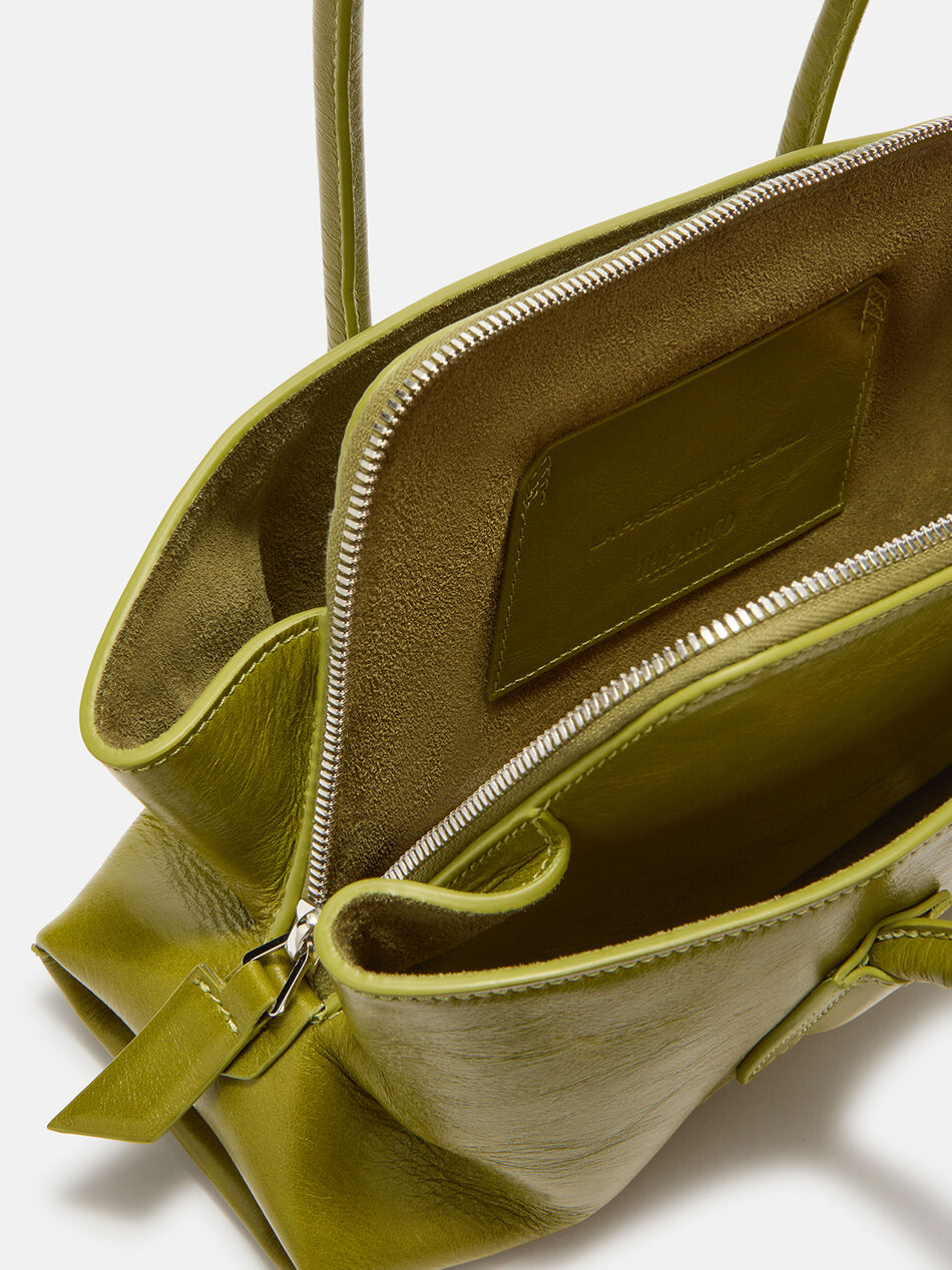 THE ATTICO ''La Passeggiata Small'' olive top handle OLIVE 260WAH00058LBT110AA124