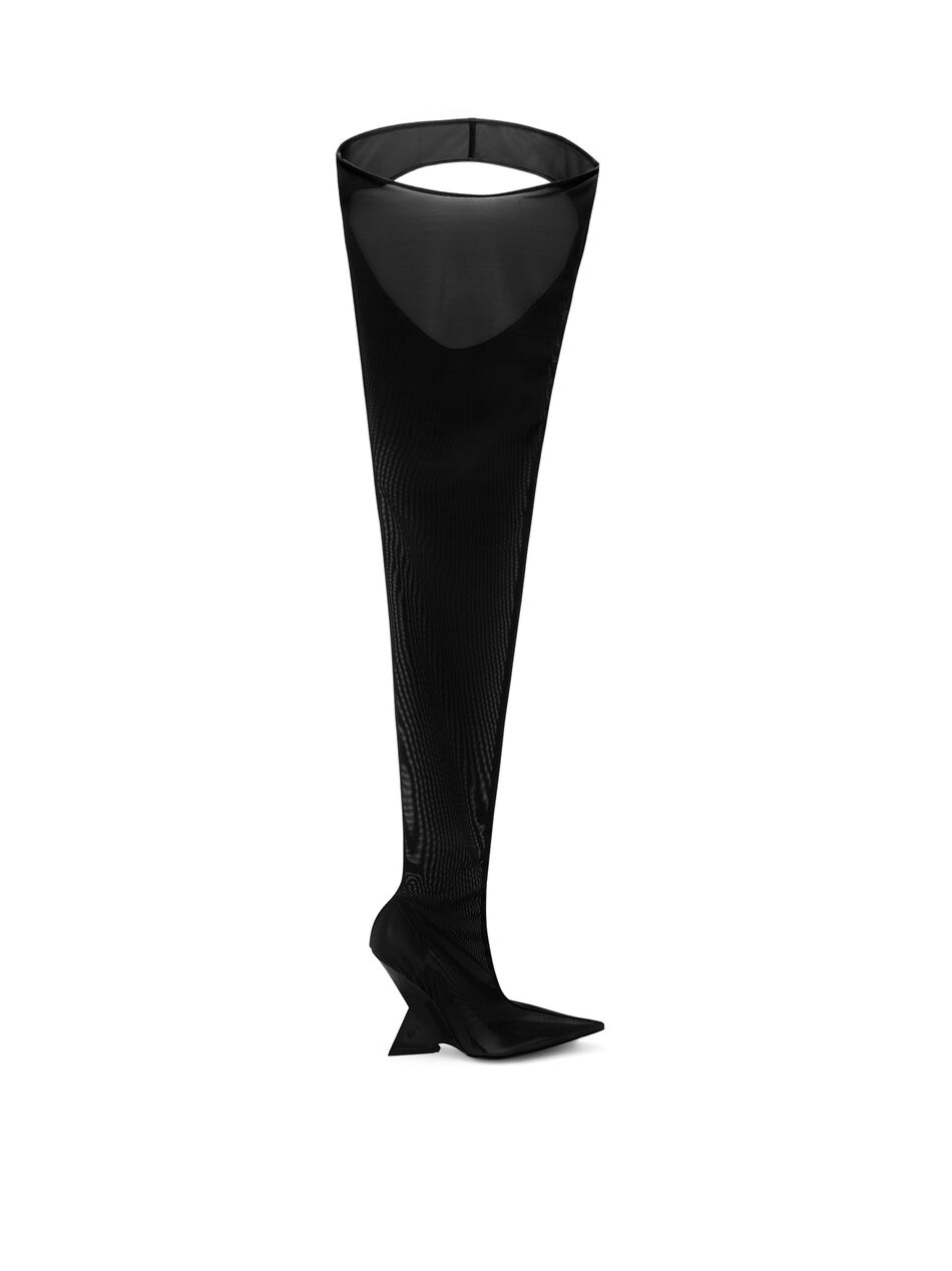 THE ATTICO ''Cheopissima'' black thigh high boot Black 251WSH00802PAA081PH100