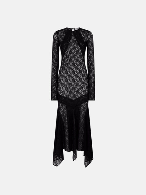 THE ATTICO Black midi dress Black 260WCW00258PPE001AA100