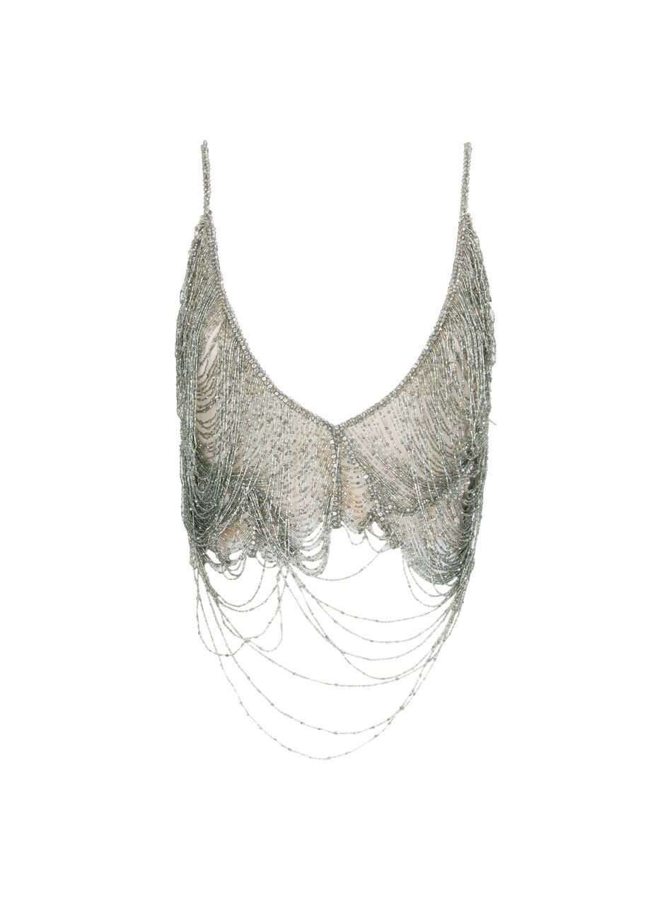 THE ATTICO Military green top MILITARY GREEN 250WCI00020EMB006RA081