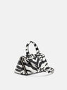 THE ATTICO ''Friday'' black and white mini handbag  227WAH02EL020020
