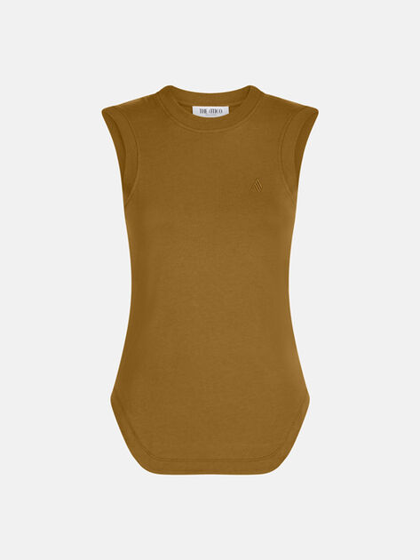 THE ATTICO Military green tank top MILITARY GREEN 251WCN00003JJJ025AA081