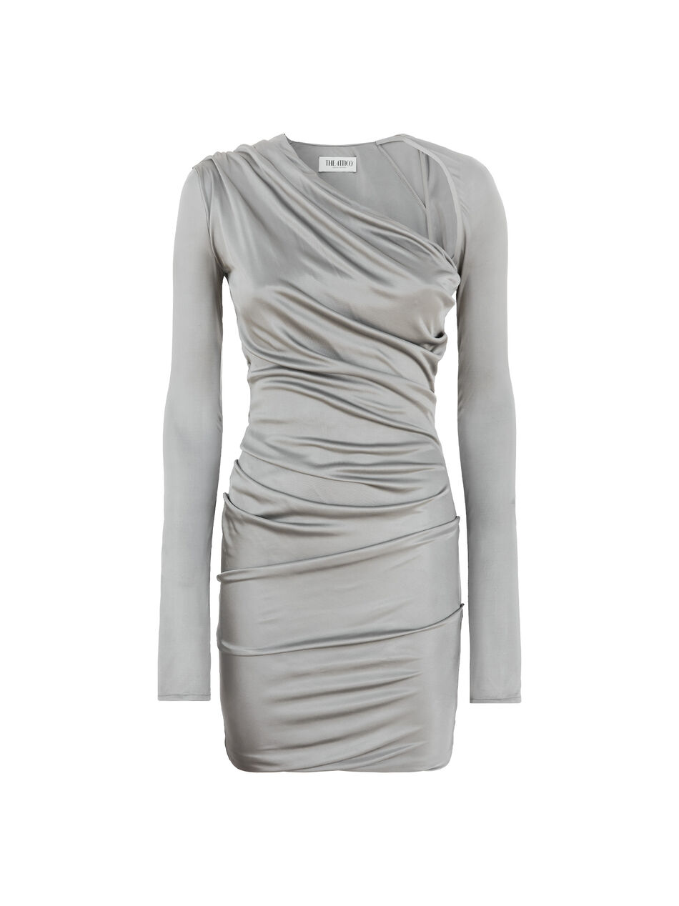 THE ATTICO Grey mini dress GREY 250WCA00382VVV090AA084