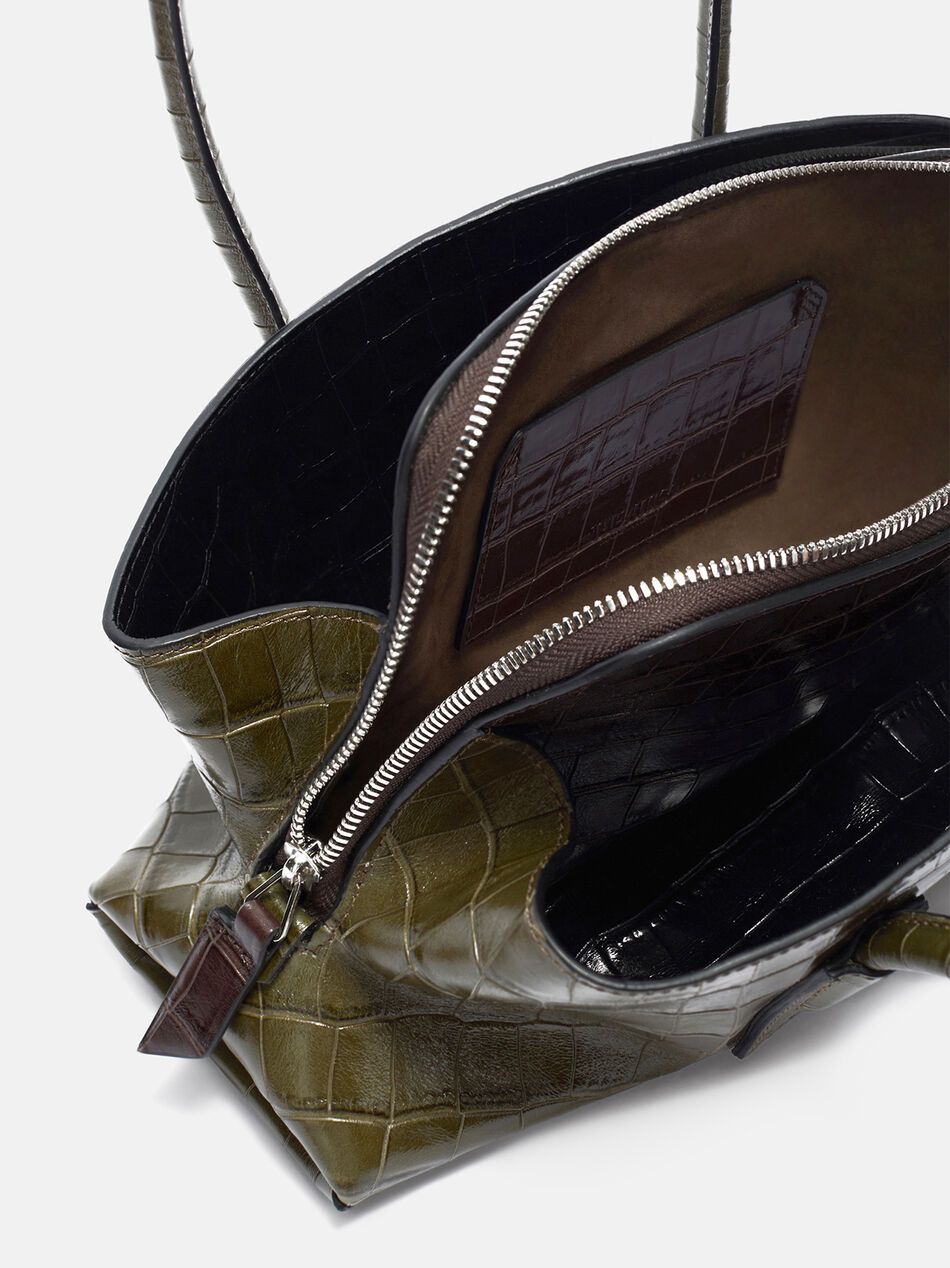 THE ATTICO ''La Passeggiata Small'' green degradee top handle GREEN DEGRADEE 260WAH00058LBT155PR104