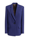 THE ATTICO "Bianca" blue navy blazer jacket