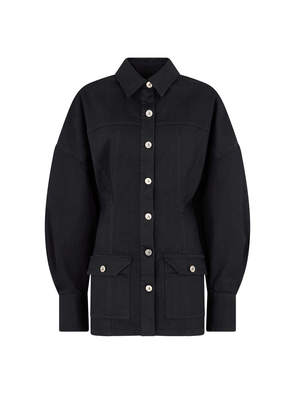 THE ATTICO Black mini dress Black 260WCA00482DDS002AA100