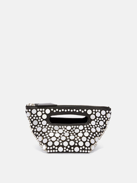 THE ATTICO ''Via dei Giardini 15'' black tote bag Black 246WAH48L019R100