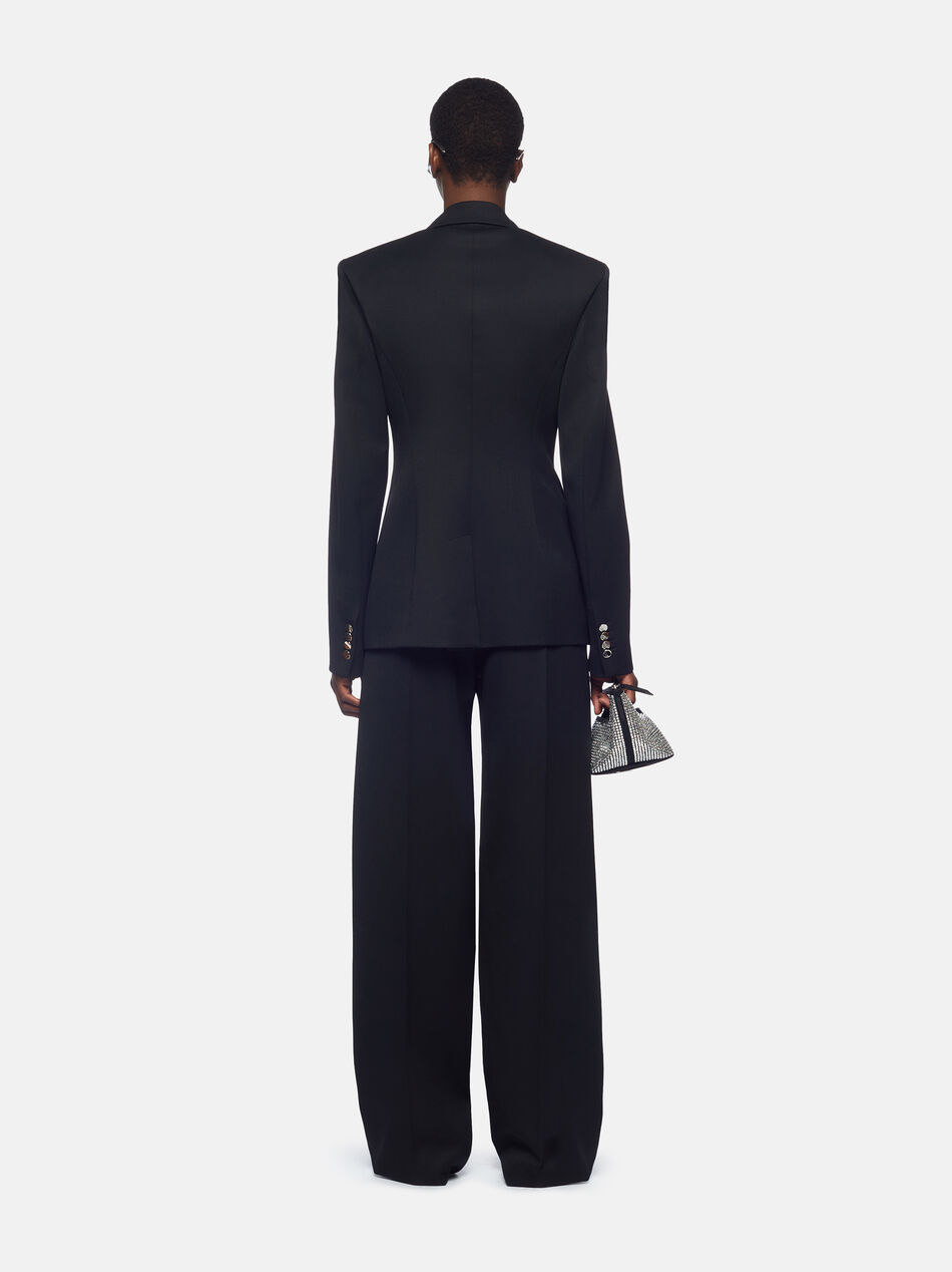 THE ATTICO ''Glen'' black blazer Black 241WCG61W046100