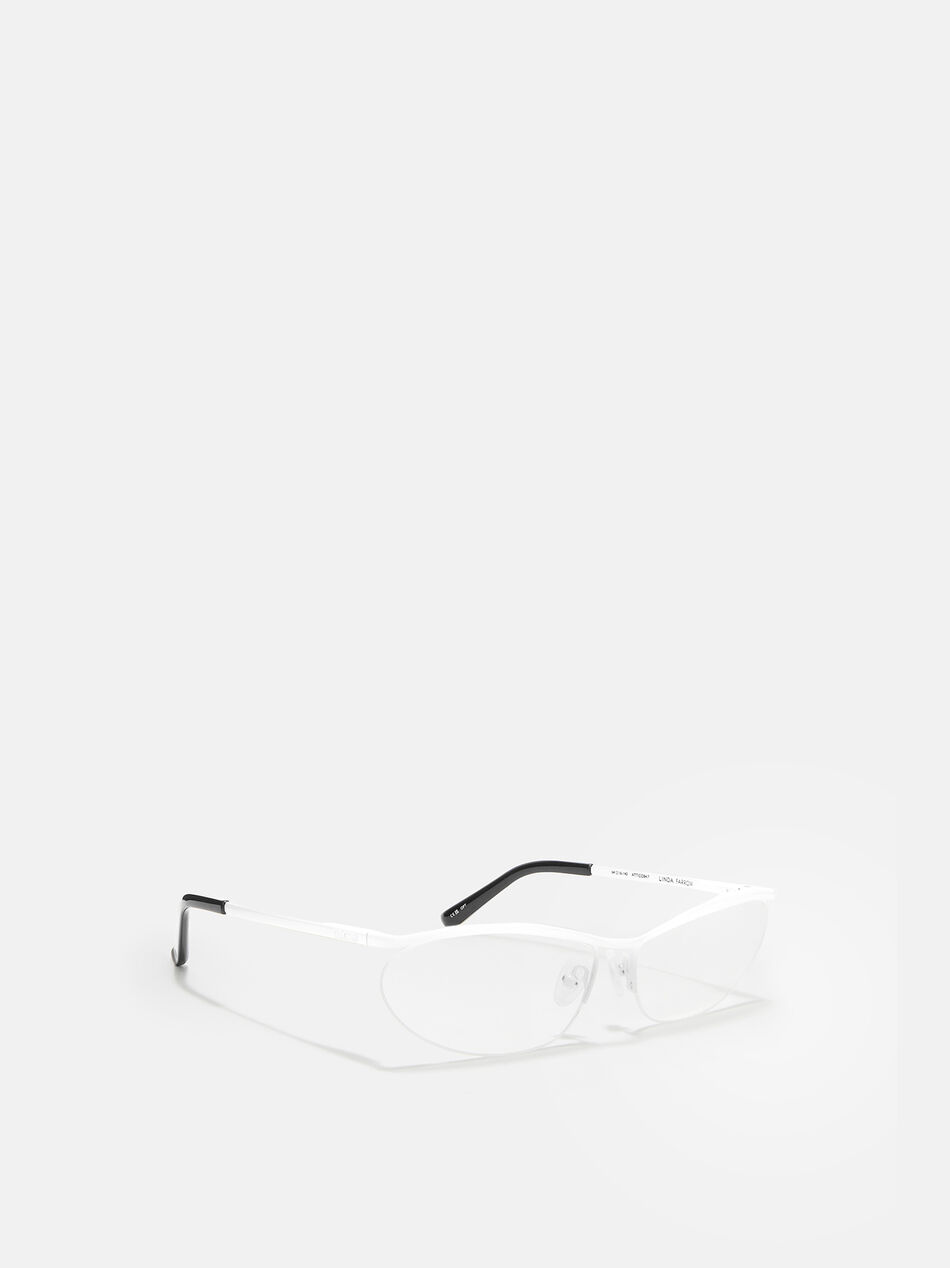 THE ATTICO White sunglasses White 260WAS00040MET008AA001