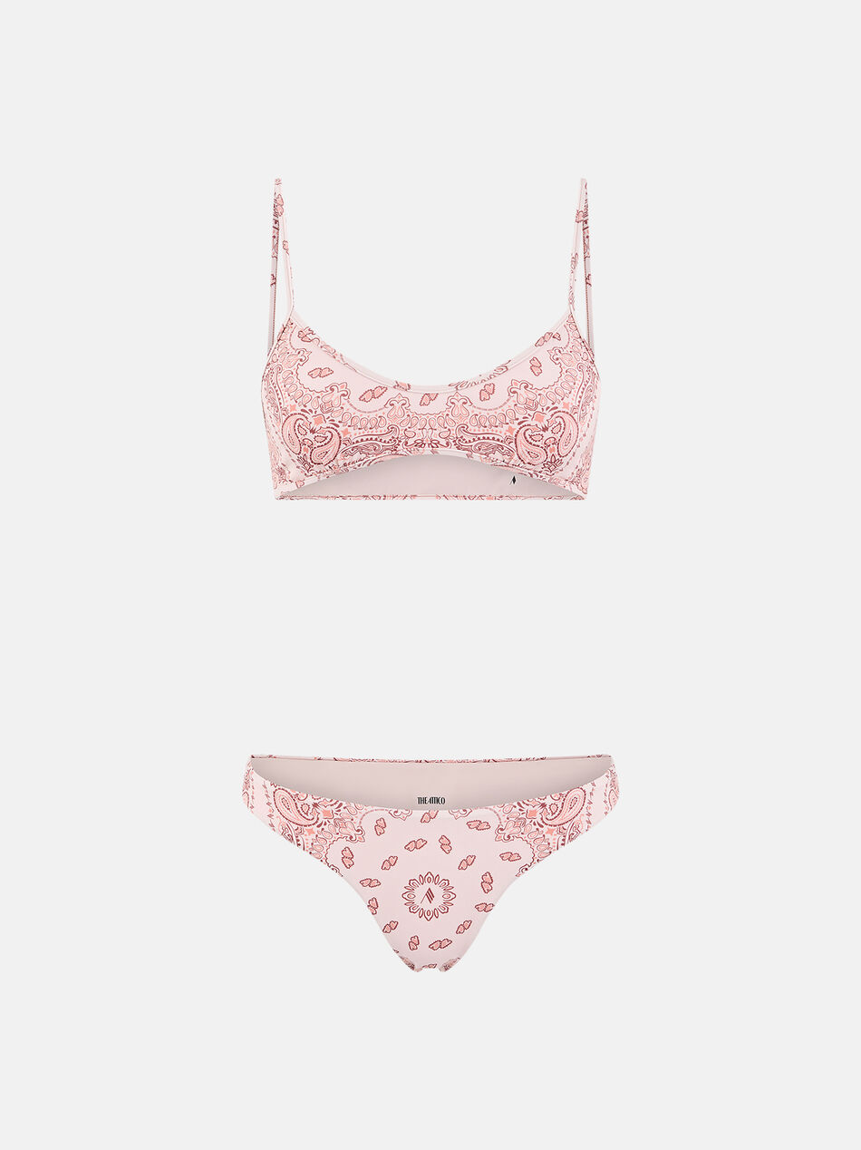 THE ATTICO Beige, pale pink and light coral bikini Beige/pale pink/light coral 250WBC00012PAA048PR996