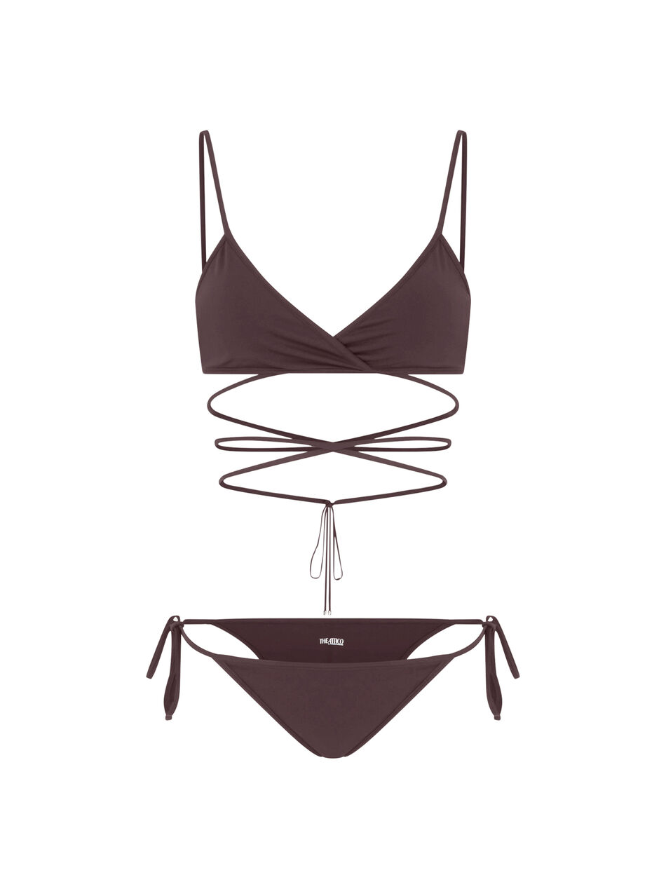 THE ATTICO Dark brown bikini DARK BROWN 260WBC00009PAA113AA204