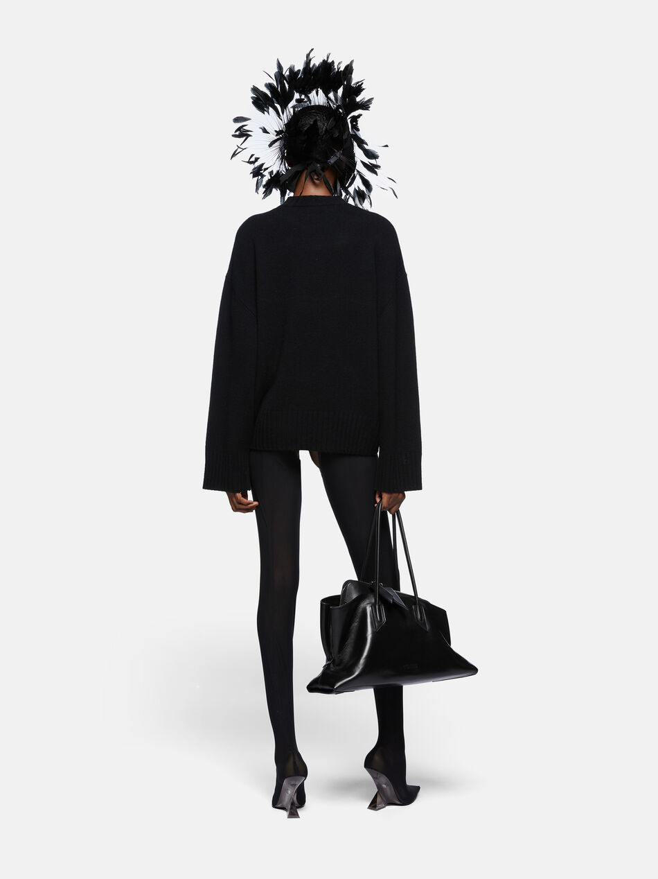 THE ATTICO Black sweater BLACK 250WCK00107KWS002AA100