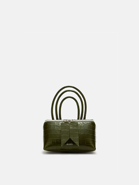 THE ATTICO ''Friday'' dark green mini bag DARK GREEN 260WAH00060LBT021PR129