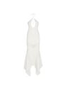 THE ATTICO ''Saskia'' white midi dress WHITE 236WCM76E020001