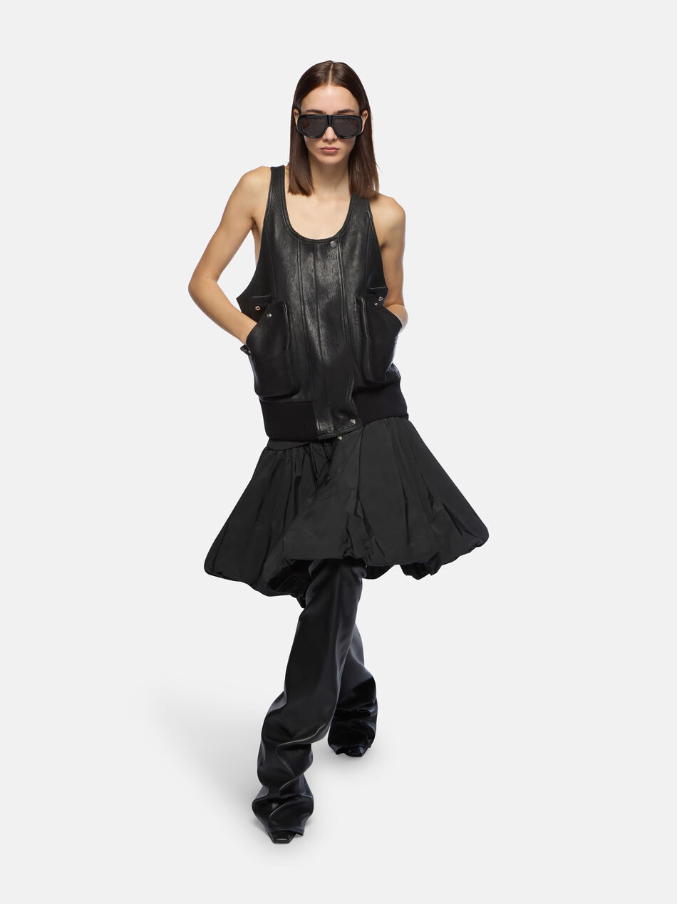 THE ATTICO Black midi skirt Black 260WCS00288PLL011AA100