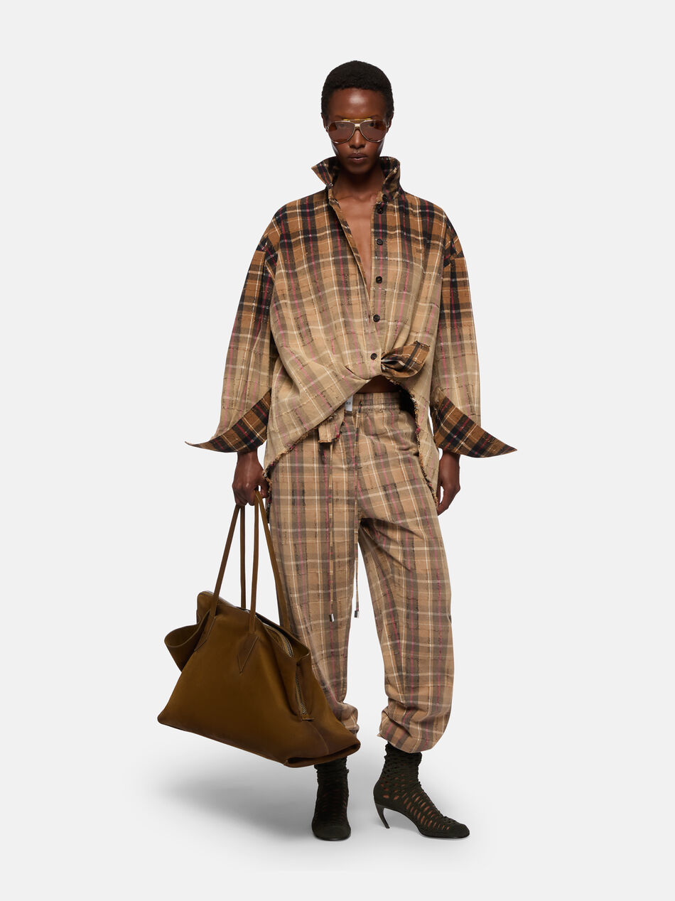 THE ATTICO Beige and black long pant Beige/black 251WCP00257CCC116BR835