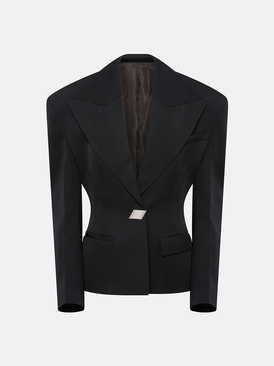 THE ATTICO Black blazer BLACK 246WCG63W049100