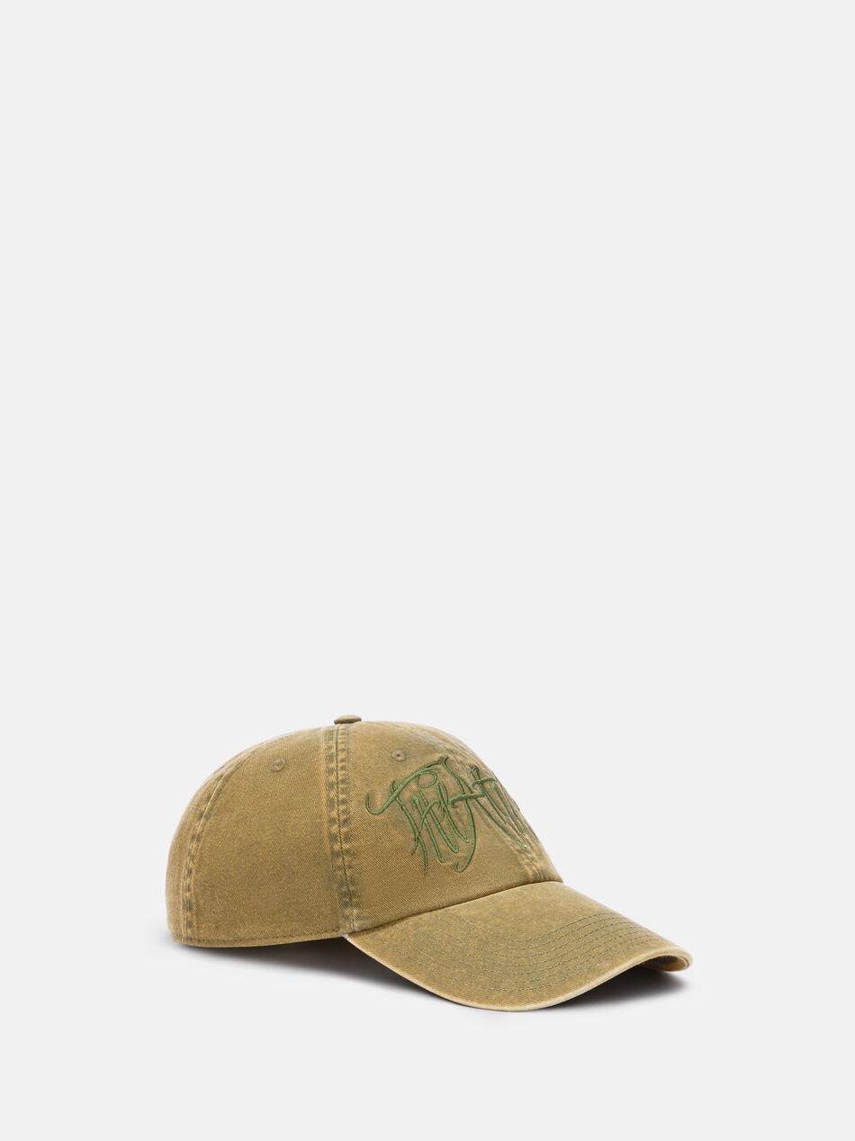 THE ATTICO Military green cap MILITARY GREEN 260WAC00044CCC136RA081