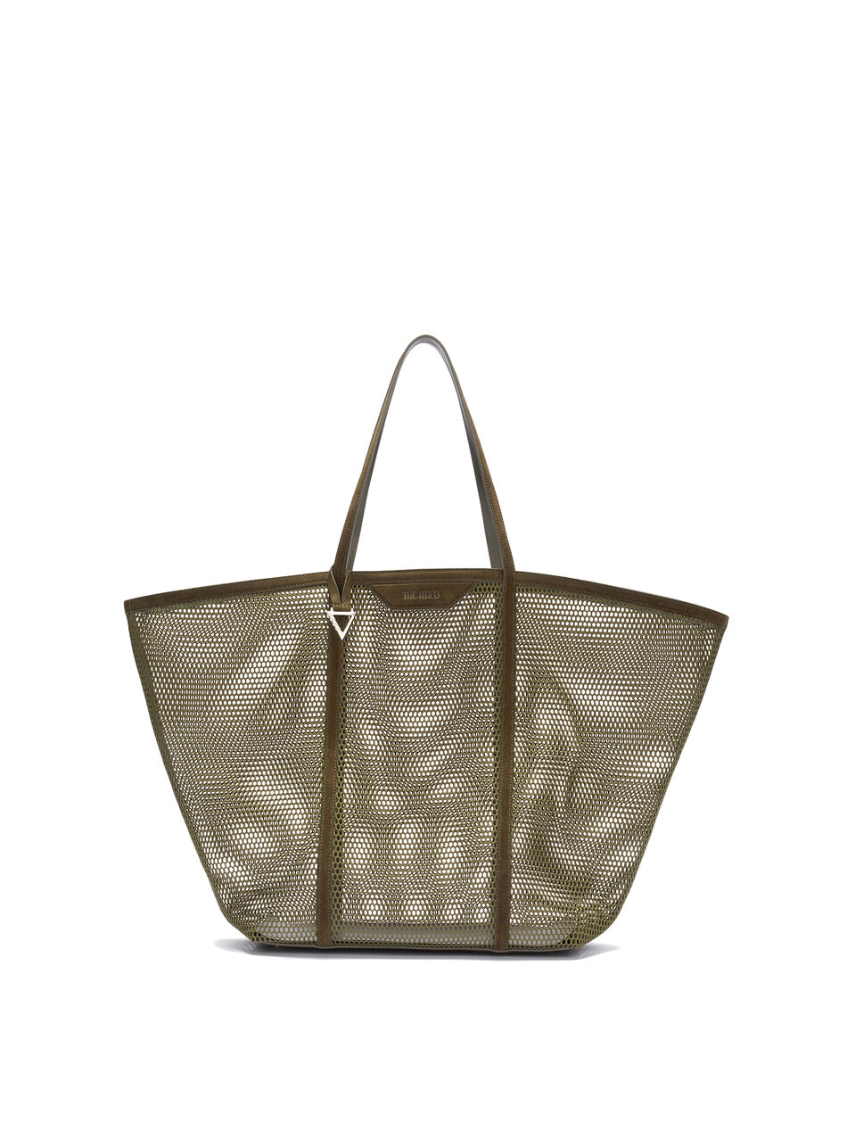 THE ATTICO ''Via del Mare'' military green tote bag Military green SPEWAH53E102828