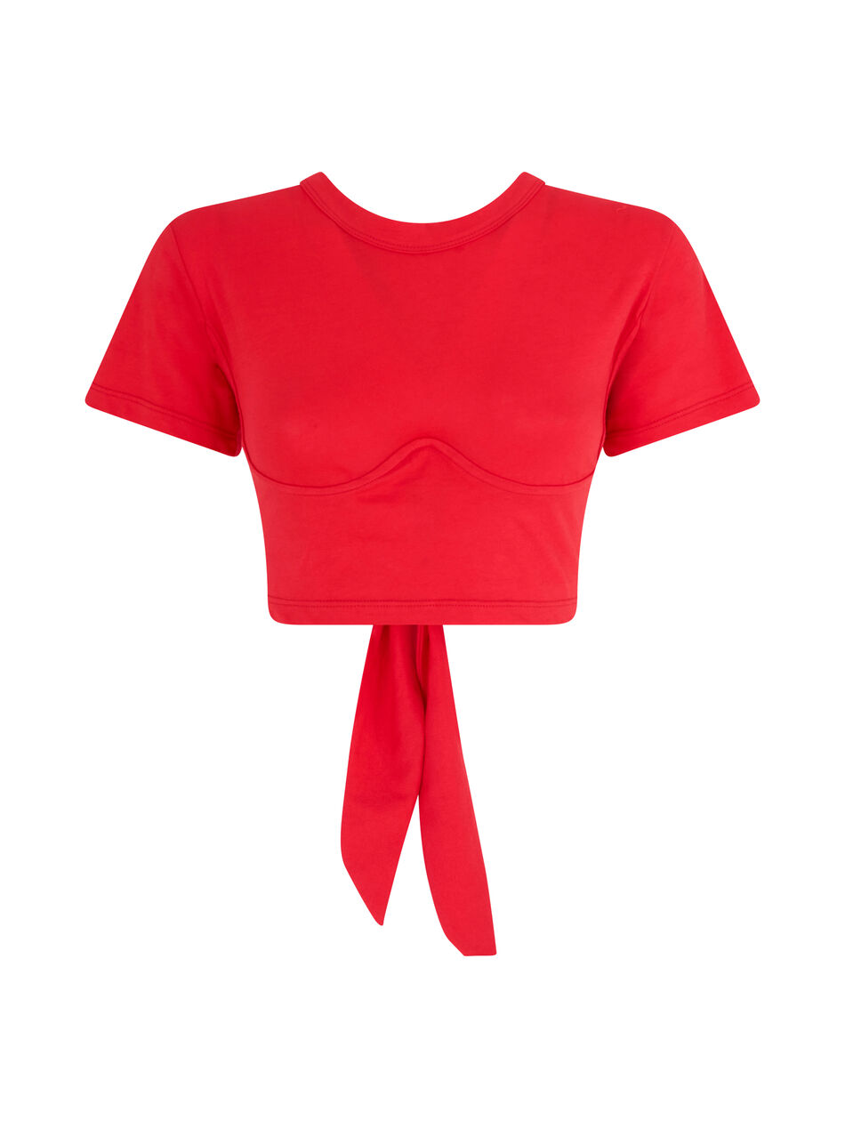 THE ATTICO Red t-shirt RED 260WCT00363JJJ082AA010