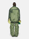 THE ATTICO Military green short coat nylon  238WCB27E085081