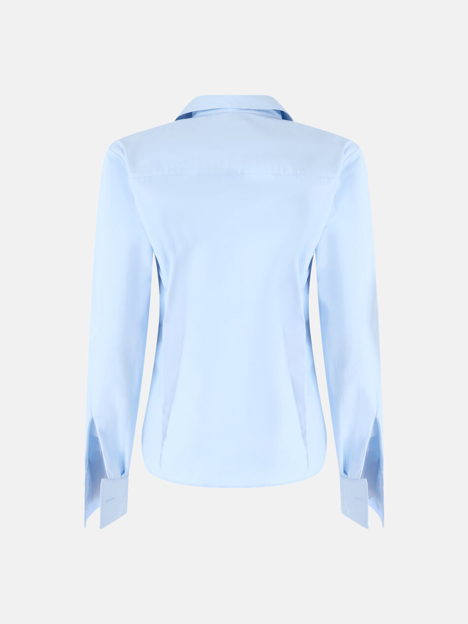 THE ATTICO Blue shirt DUSTY BLUE 260WCH00048CCC052AA013