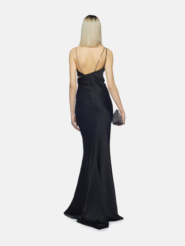 ''Melva'' black long dress for Women | THE ATTICO®