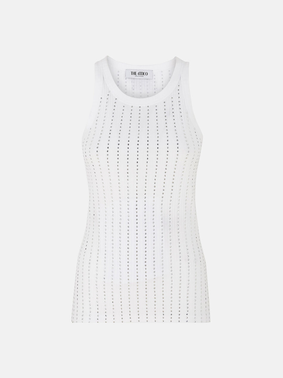 THE ATTICO White tank top WHITE 250WCN00004JJJ051TR001