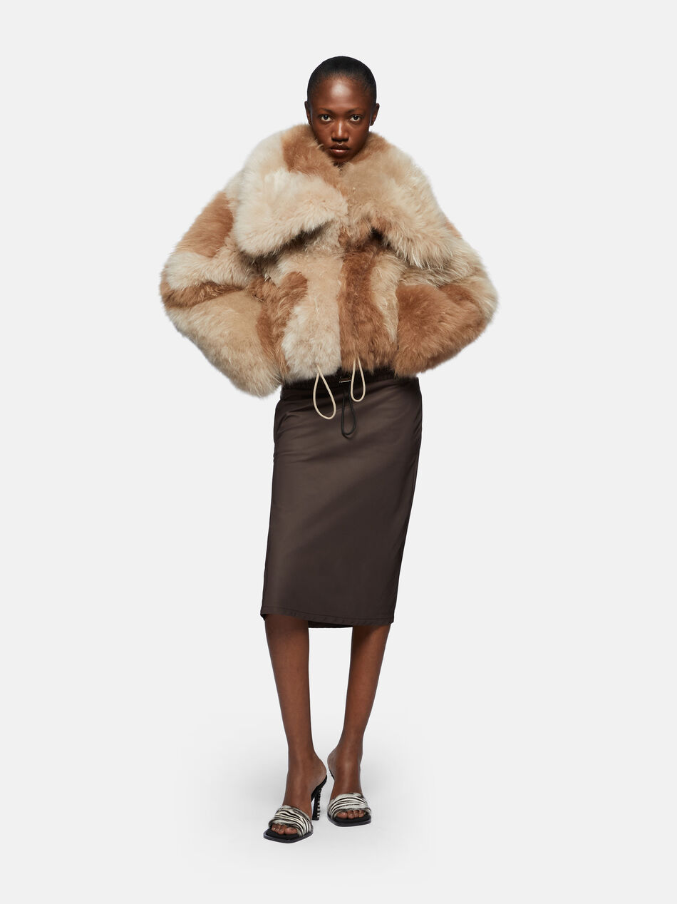 THE ATTICO Bicolor beige jacket Bicolor beige 250WCB00081LBT125AA881