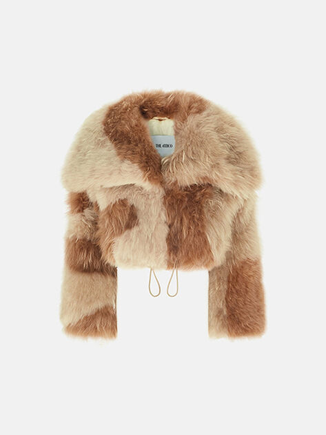 THE ATTICO Bicolor beige jacket Bicolor beige 250WCB00081LBT125AA881