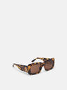 THE ATTICO ''Marfa'' tortoise sunglasses  229WAS12MET2373