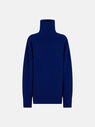 THE ATTICO ''Grace'' blue sweater  228WCK58KW037015