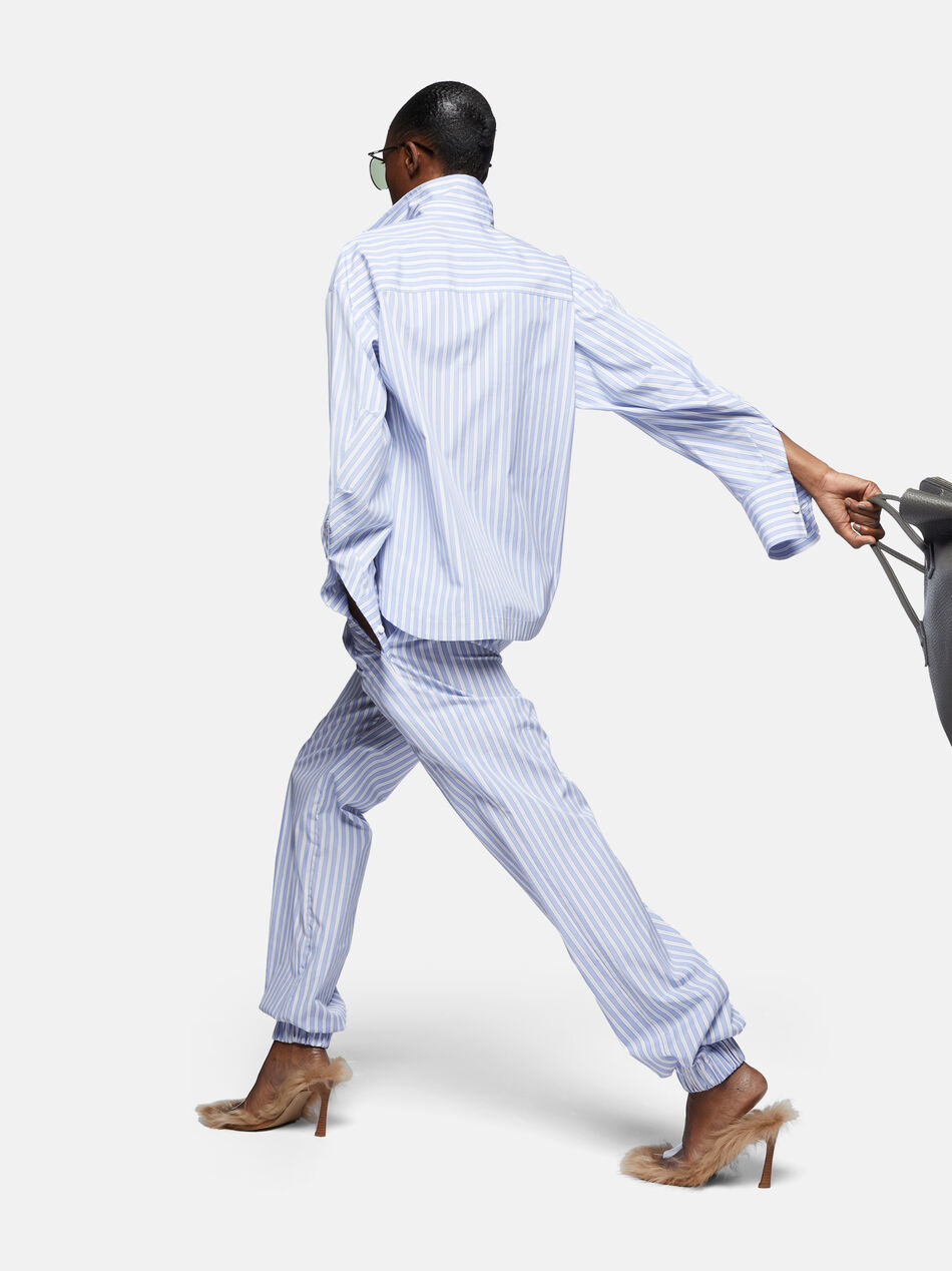 THE ATTICO White and navy blue long pants White/navy blue 250WCP00257CCC051AA870