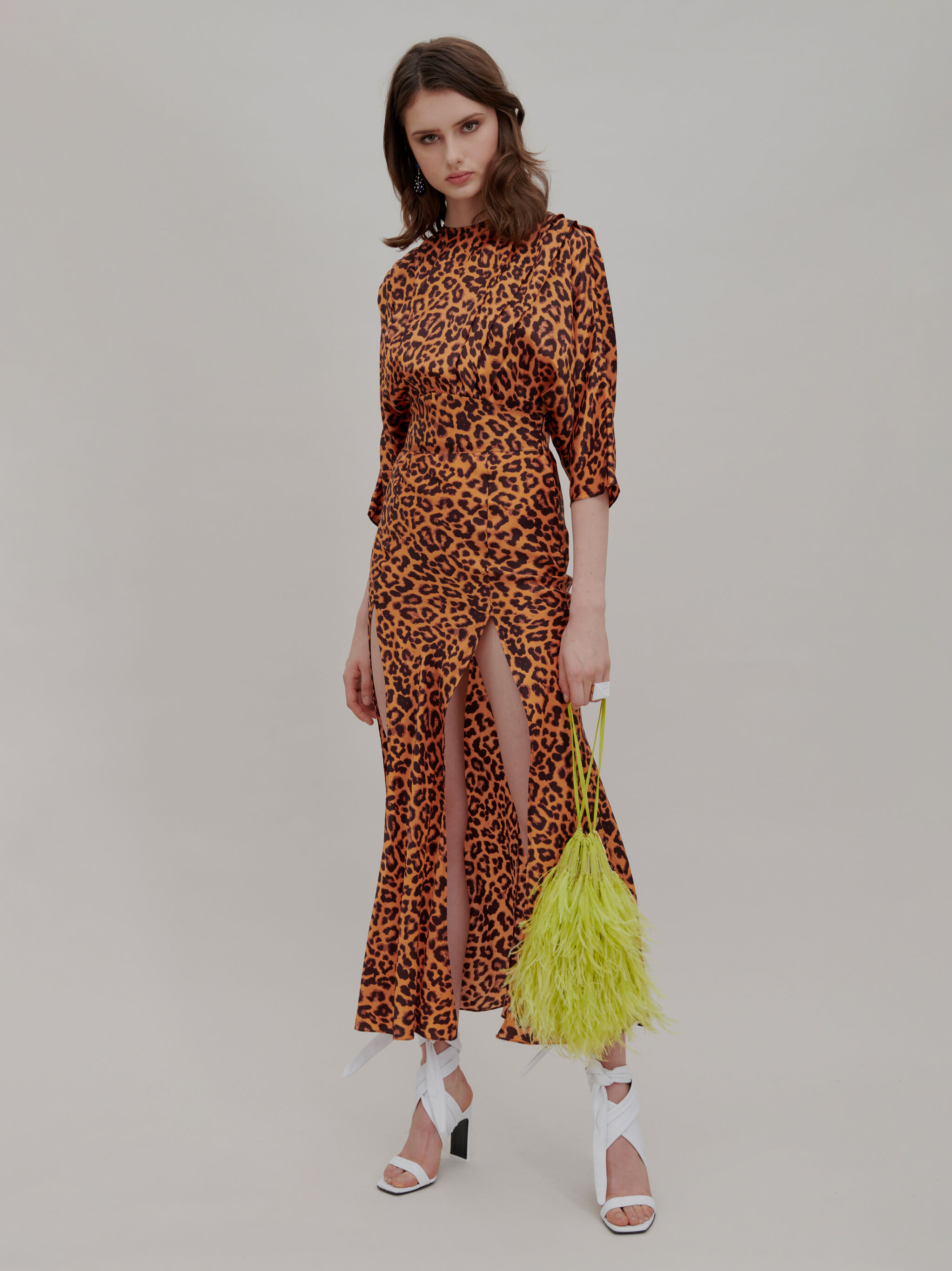 animal print dress