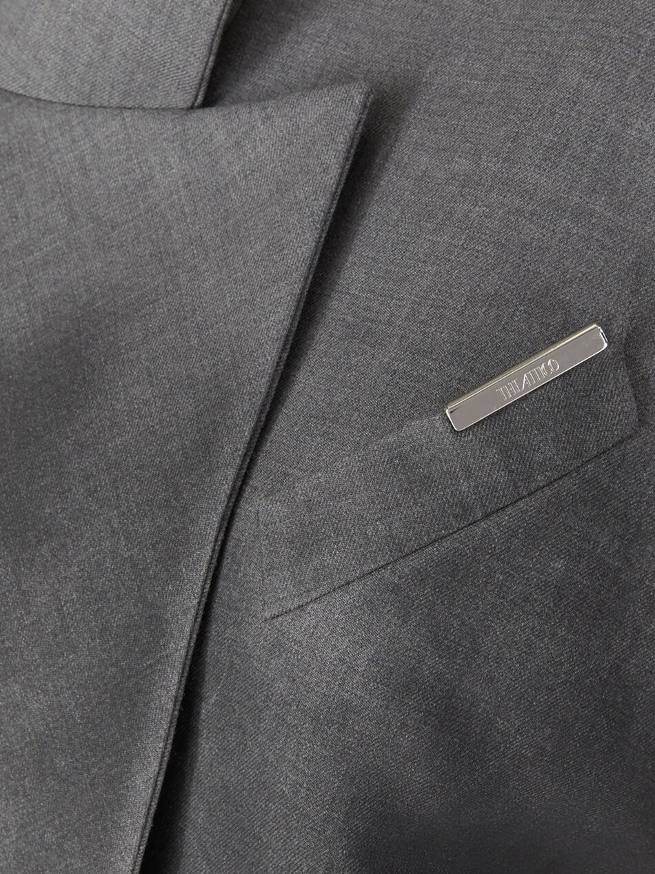 THE ATTICO Grey melange jacket Grey melange 250WCG00082WWW062SP822