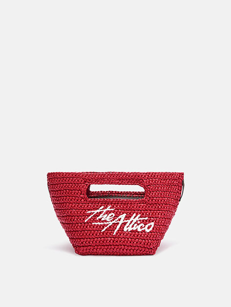 THE ATTICO ''Via dei Giardini 15'' red tote bag RED 250WAH00056VVV093AA010