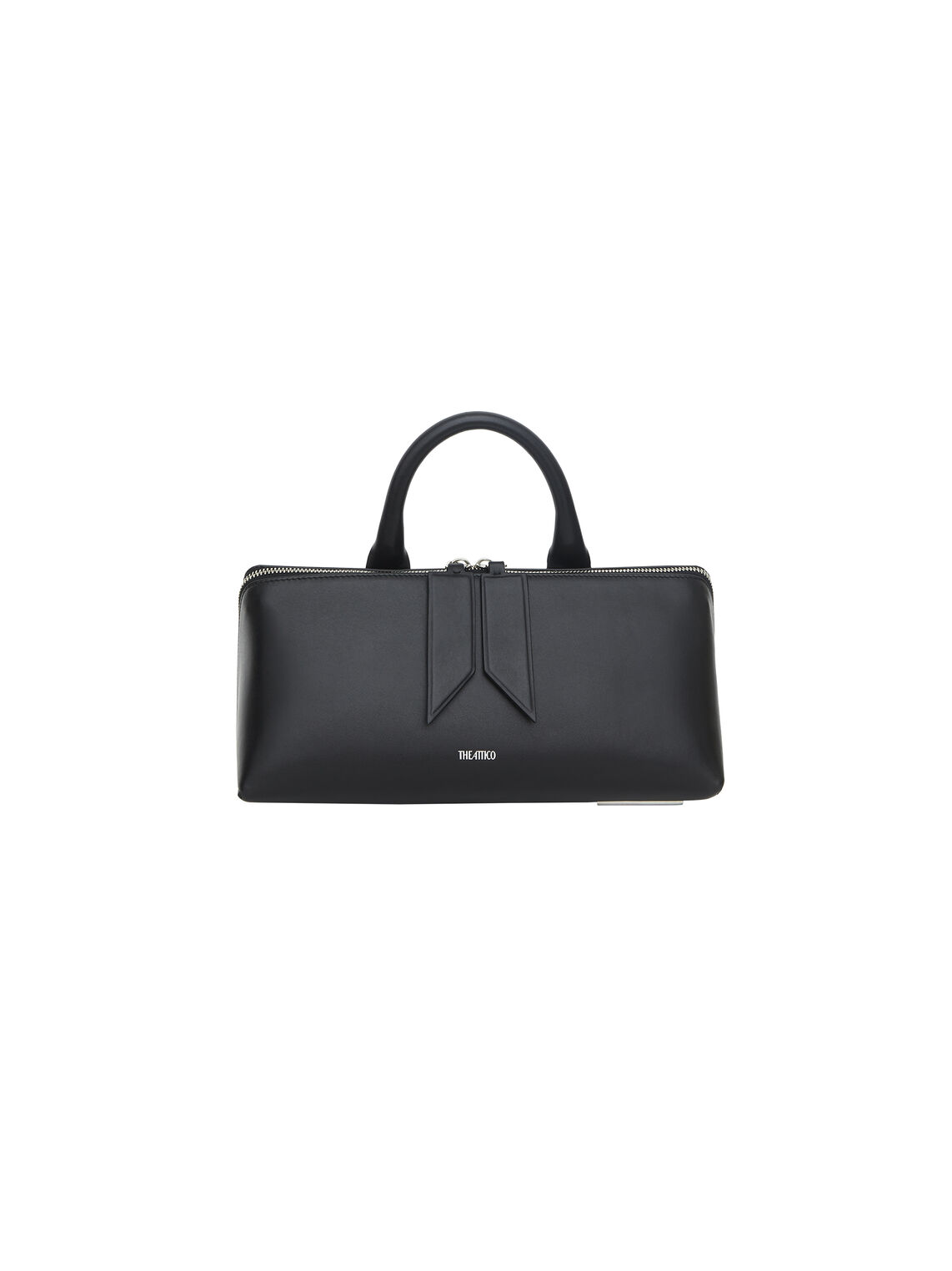 THE ATTICO ''Sunday'' black elongated everyday bag 7