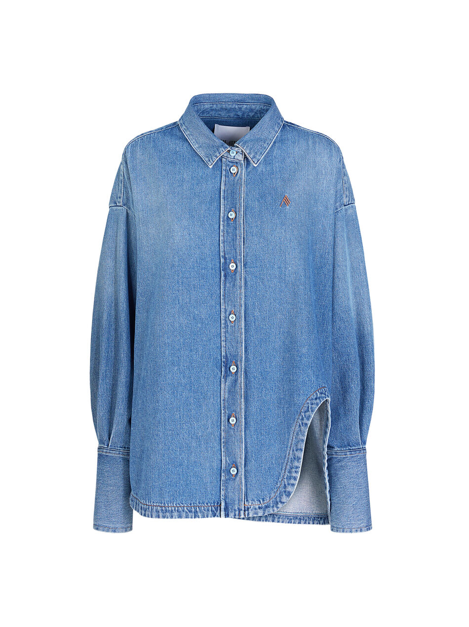 THE ATTICO ''Diana'' washed blue shirt jacket Washed blue 241WCH22D083676
