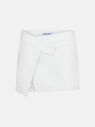 THE ATTICO ''Cloe'' white mini skirt  231WCS142L054001