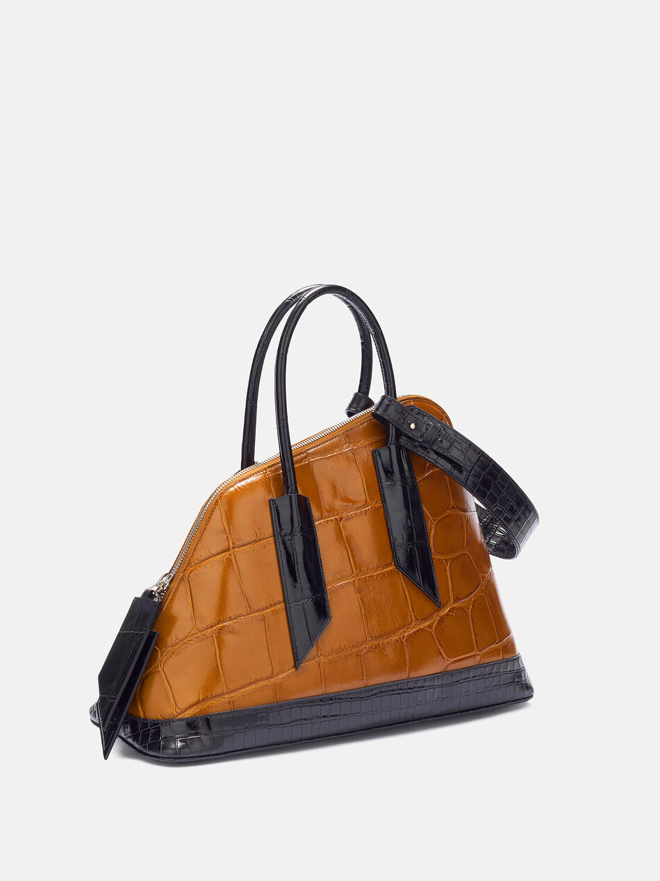 THE ATTICO ''La Sant Ambroeus'' top handle Shaded brown 260WAH00064LBT154PR490