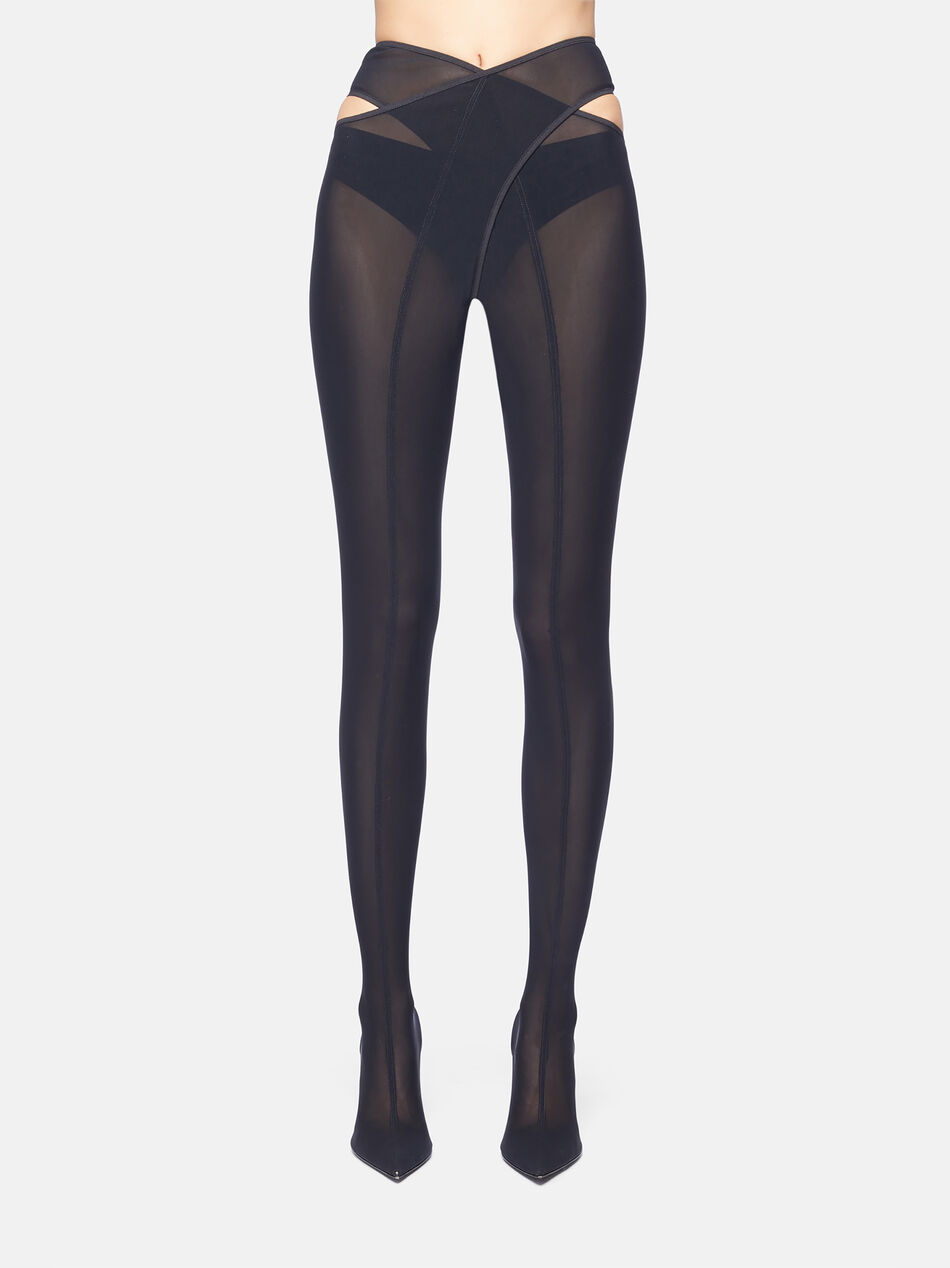 THE ATTICO ''Cheopissima'' black thigh high BLACK 246WS802PA66100