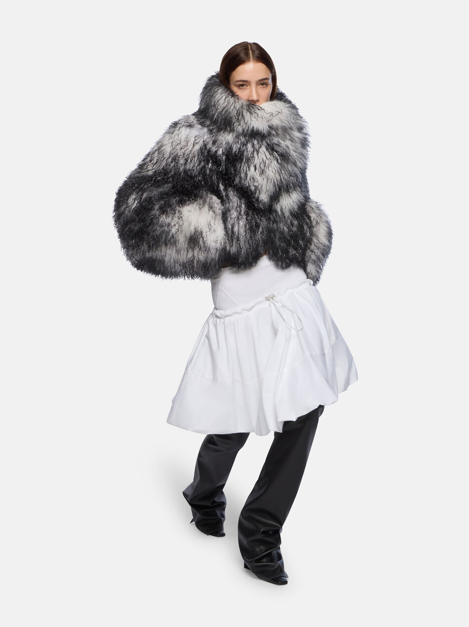 THE ATTICO White and black bomber WHITE/BLACK 260WCB00081LBT149SP020