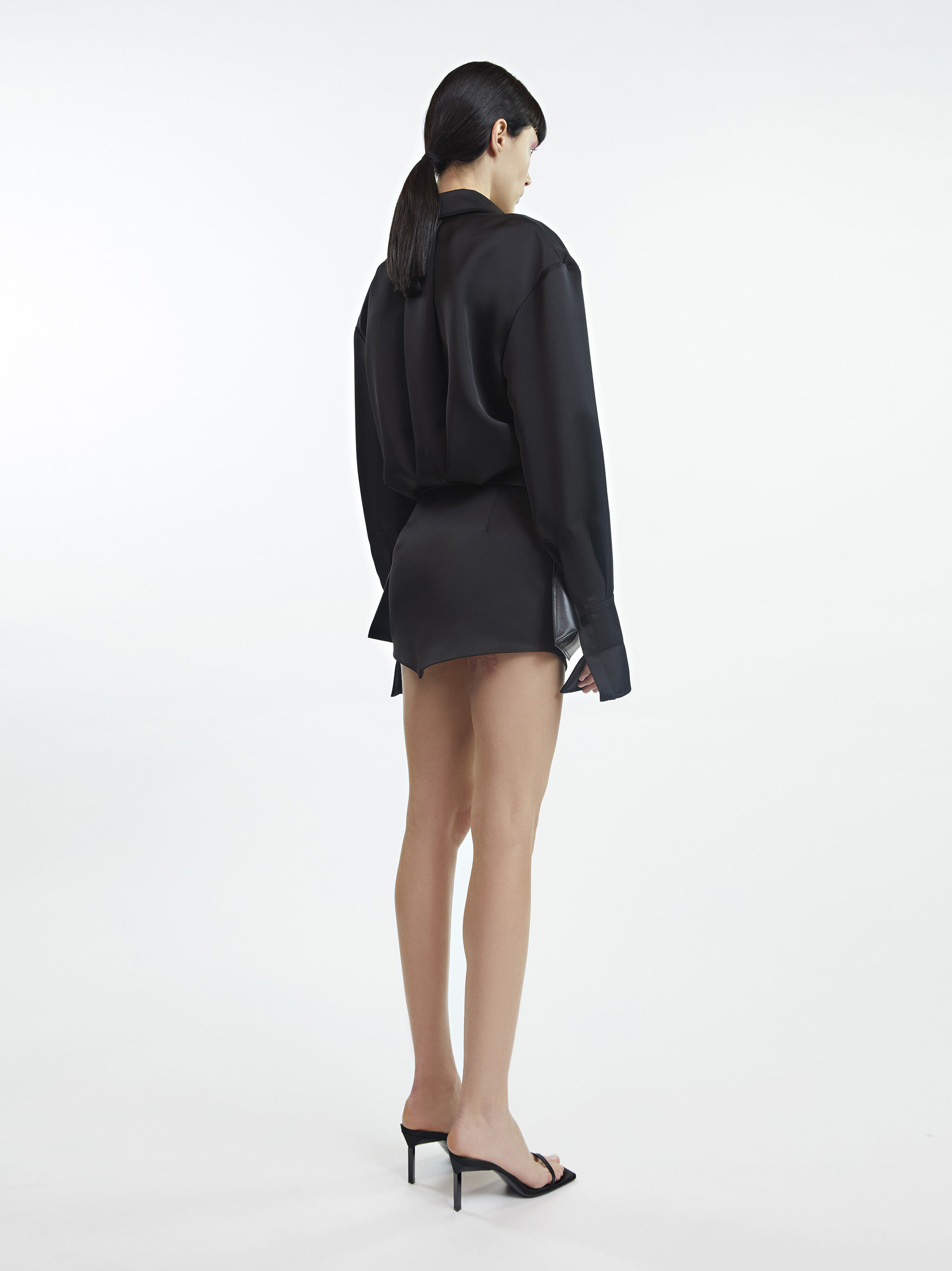 Silvye' black mini dress for Women | THE ATTICO®