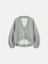 THE ATTICO Melange grey sweatshirt light grey melange 236WCF10JF03183