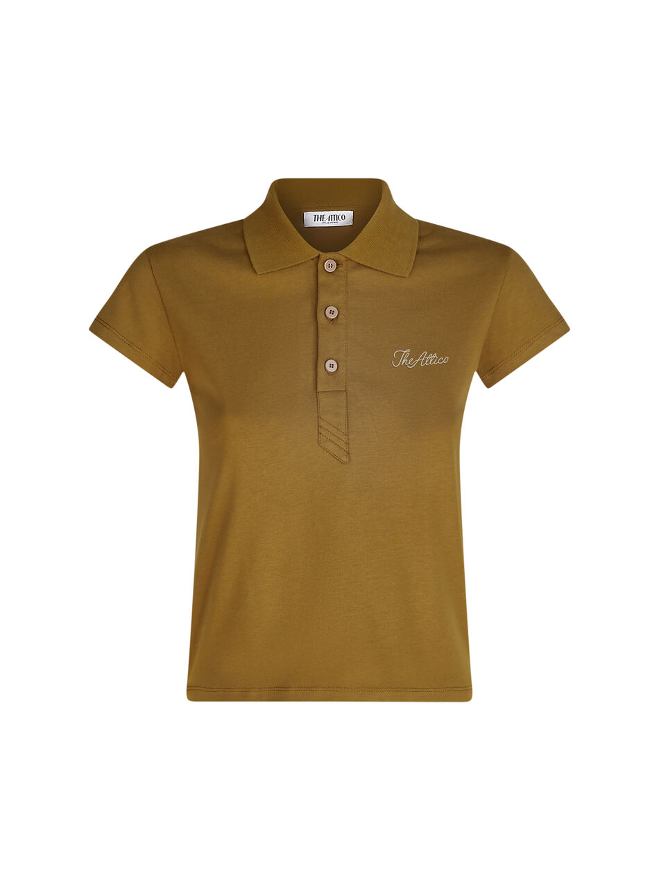 THE ATTICO Military green t-shirt MILITARY GREEN 251WCT00358JJJ025AA081