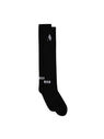 THE ATTICO Black long socks  228WAK11KW038100