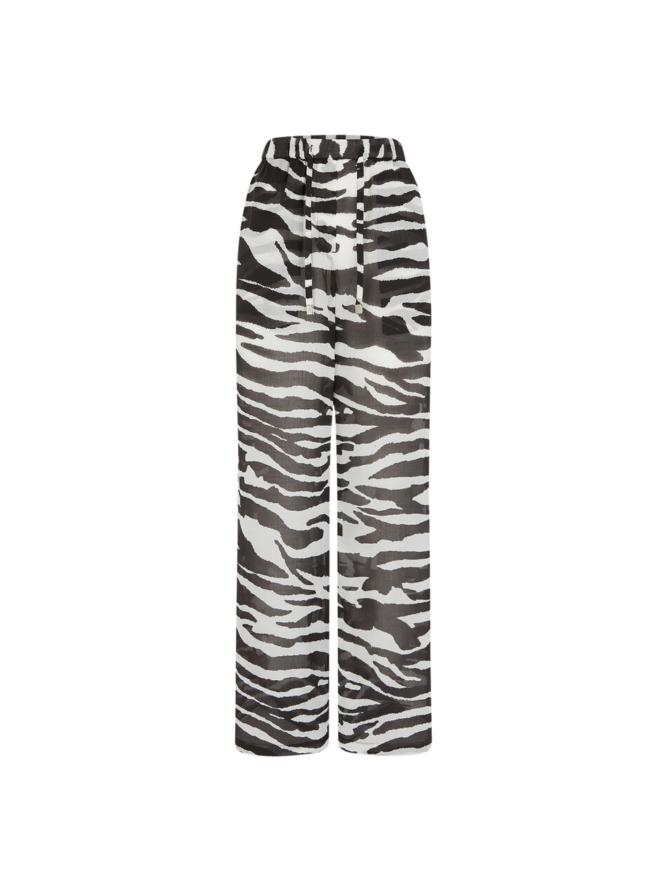THE ATTICO White and black long pant WHITE/BLACK 250WCP00263CCC082PR020