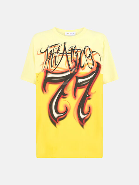 THE ATTICO Multicolor t-shirt MULTICOLOR 260WCT00353JJJ025GH021