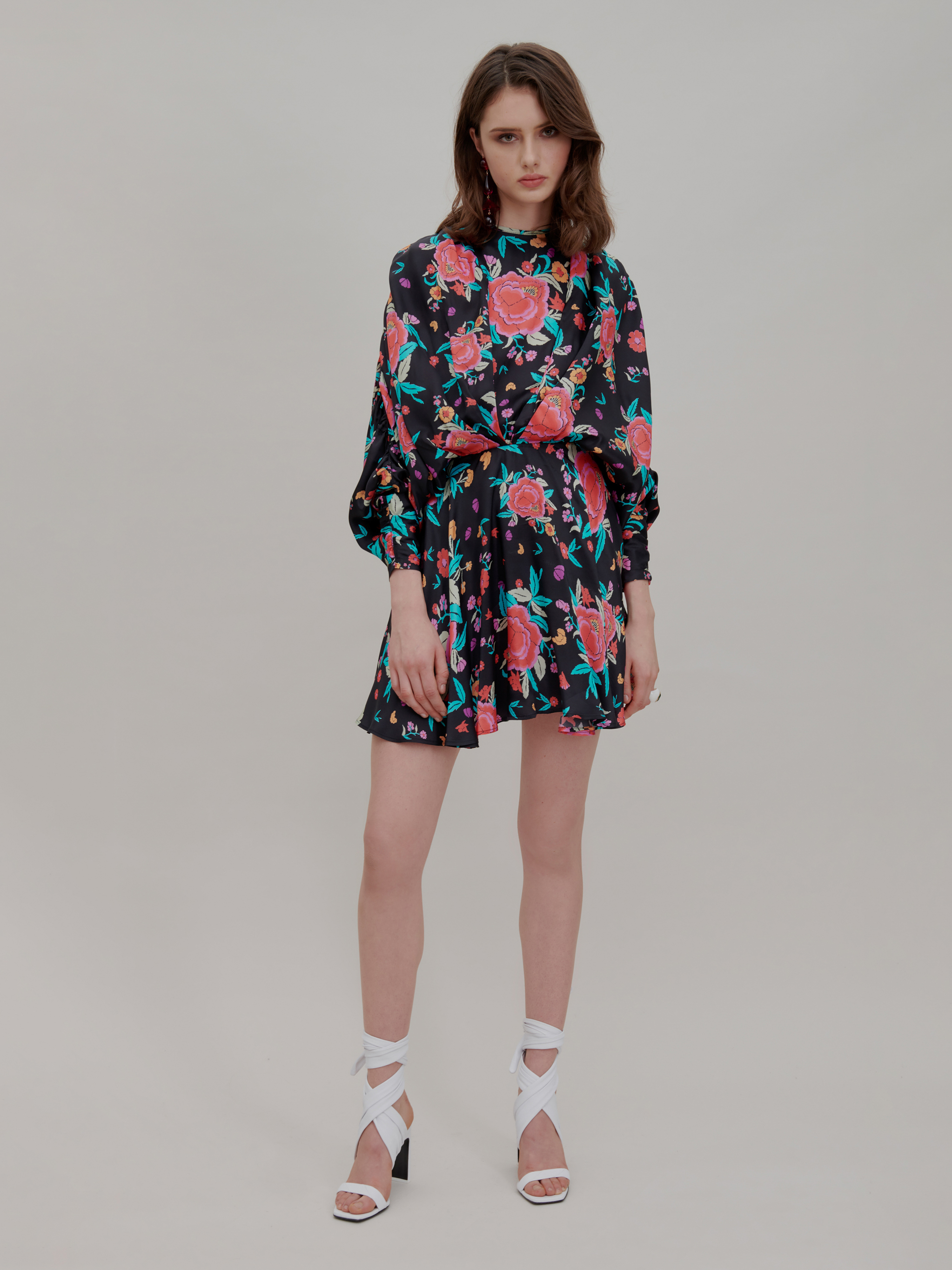 The Attico Dresses | The Attico - Oriental floral-print mini dress